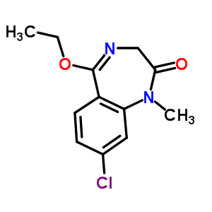 8-Chloro-5-ethoxy-1-methyl-1h-1,4-benzodiazepin-2(3h)-one Structure,62903-63-3Structure
