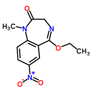 5-Ethoxy-1-methyl-7-nitro-3h-1,4-benzodiazepin-2(1h)-one Structure,62903-64-4Structure