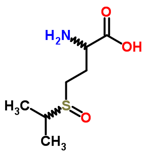 2-氨基-4-丙烷-2-基亚磺酰基-丁酸结构式_6298-01-7结构式