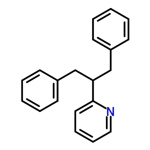 2-[2-苯基-1-(苯基甲基)乙基]-吡啶结构式_6301-81-1结构式