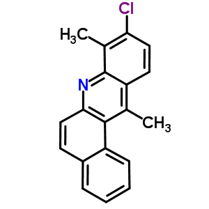 9-Chloro-8,12-dimethylbenz[a]acridine Structure,63019-52-3Structure