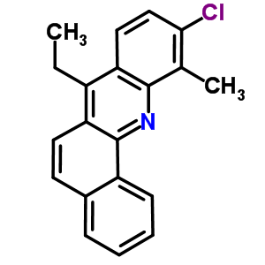 10-Chloro-7-ethyl-11-methylbenz[c]acridine Structure,63019-53-4Structure