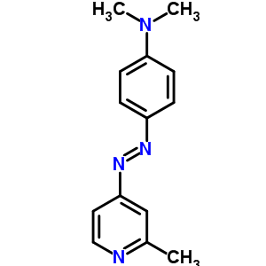 4-[[P-(dimethylamino)phenyl ]azo]-2-methylpyridine Structure,63019-78-3Structure