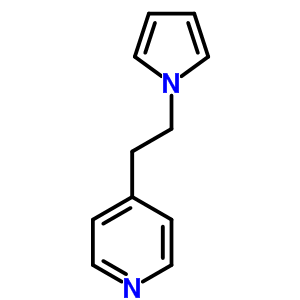 4-[2-(1H-吡咯-1-基)乙基]-吡啶结构式_6302-13-2结构式