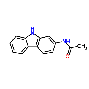 2-乙酰基氨基咔唑结构式_63020-20-2结构式