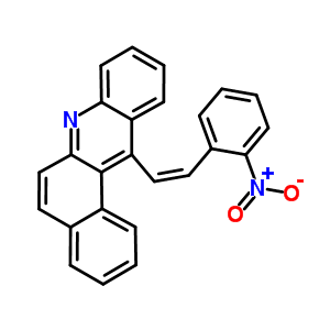 12-(O-nitrostyryl)benz[a]acridine Structure,63021-47-6Structure