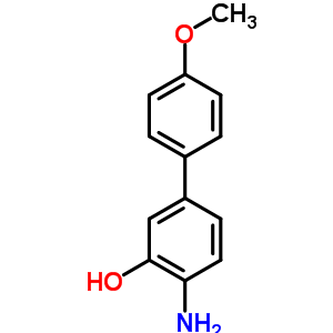 4-氨基-4-甲氧基-3-羟基联苯结构式_63040-24-4结构式