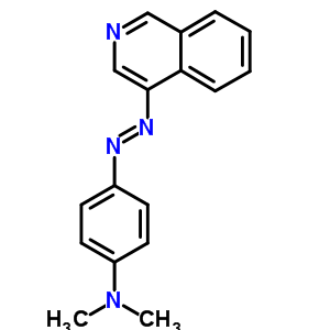 4-[[P-(dimethylamino)phenyl ]azo]isoquinoline Structure,63040-63-1Structure