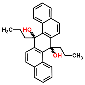 7,14-Dihydro-7,14-dipropyldibenz[a,h]anthracene-7,14-diol Structure,63041-56-5Structure