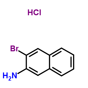 3-Bromonaphthalen-2-amine hydrochloride Structure,63059-32-5Structure