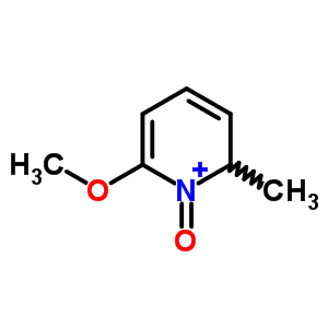 2-甲氧基-6-甲基吡啶 1-氧化物结构式_63071-04-5结构式