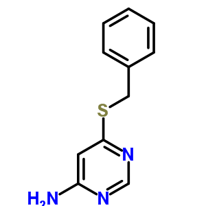 6-[(苯基甲基)硫代]-4-嘧啶胺结构式_6310-06-1结构式