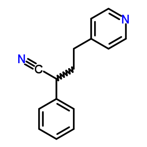2-苯基-4-吡啶-4-基-丁腈结构式_6312-30-7结构式