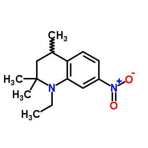 1-Ethyl-1,2,3,4-tetrahydro-2,2,4-trimethyl-7-nitroquinoline Structure,63133-96-0Structure