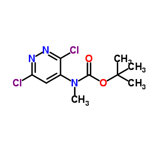 Tert-butyl (3,6-dichloropyridazin-4-yl)methylcarbamate Structure,631914-72-2Structure