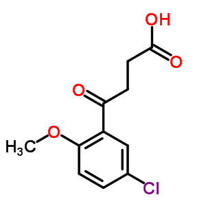 4-(5-Chloro-2-methoxy-phenyl)-4-oxo-butyric acid Structure,63213-94-5Structure