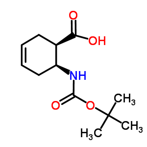 (1R,2s)-boc-2-aminocyclohex-4-ene-carboxylic acid Structure,63216-52-4Structure