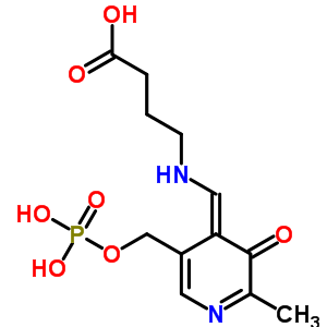 吡哆醛磷酸酯 gamma-氨基丁酸结构式_63221-68-1结构式