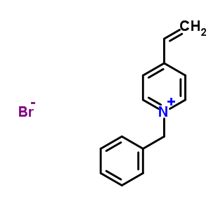 聚(N-苄基-4-乙烯基吡啶鎓溴化物)结构式_63227-73-6结构式
