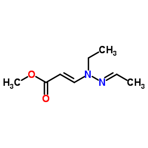 3-(乙基亚乙基肼基)-2-丙酸甲酯结构式_63263-01-4结构式