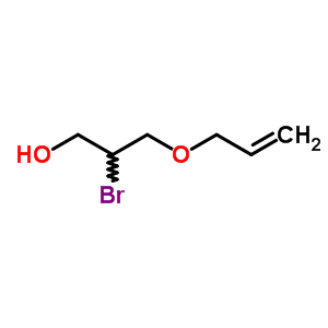 3-(烯丙氧基)-2-溴丙烷-1-醇结构式_63264-72-2结构式