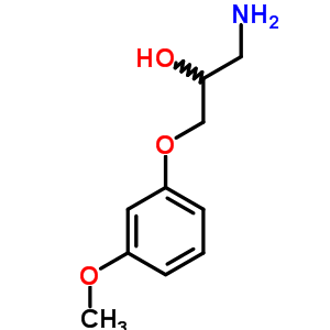 1-Amino-3-(3-methoxy-phenoxy)-propan-2-ol Structure,63273-69-8Structure