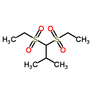 1,1-双(乙基磺酰基)-2-甲基-丙烷结构式_6330-46-7结构式