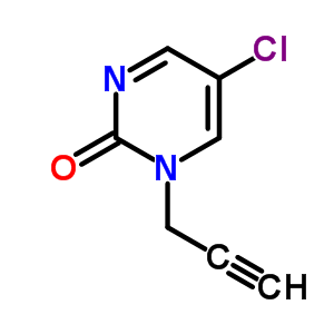 1-炔丙基-5-氯嘧啶-2-酮结构式_63331-26-0结构式