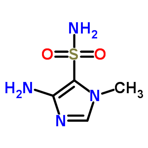 5-氨基-3-甲基-咪唑-4-磺酰胺结构式_6339-56-6结构式