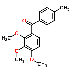 Methanone,(4-methylphenyl)(2,3,4-trimethoxyphenyl)- Structure,6342-98-9Structure