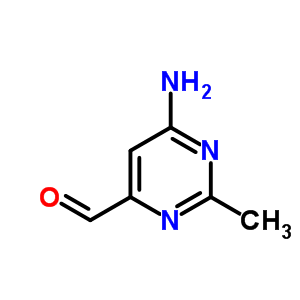 (9ci)-6-氨基-2-甲基-4-嘧啶羧醛结构式_6344-35-0结构式