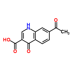 3-Quinolinecarboxylicacid,7-acetyl-4-hydroxy-(9ci) Structure,63463-21-8Structure