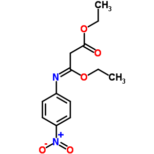 Ethyl 3-ethoxy-3-[(4-nitrophenyl)imino]propionate Structure,63468-27-9Structure