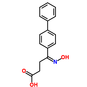4-Biphenyl-4-yl-4-hydroxyimino-butyric acid Structure,63472-13-9Structure