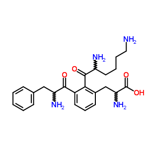 苯丙氨酰-赖氨酰-苯丙氨酸结构式_63472-64-0结构式
