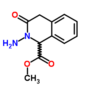 Methyl 2-amino-3-oxo-1,4-dihydroisoquinoline-1-carboxylate Structure,63499-95-6Structure