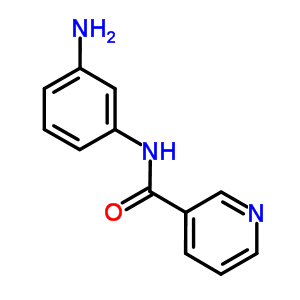 N-(3-氨基苯基)烟酰胺结构式_63556-12-7结构式