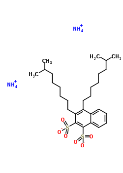 Diammonium diisononylnaphthalenedisulphonate Structure,63568-37-6Structure