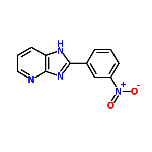 2-(3-Nitrophenyl)-1h-imidazo(4,5-b)pyridine Structure,63581-49-7Structure