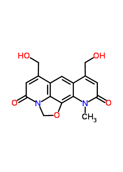 6,8-Bis(hydroxymethyl)-11-methyl-4h-oxazolo[5,4,3-ij]pyrido[3,2-g]quinoline-4,10(11h)-dione Structure,63582-81-0Structure