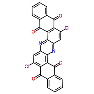 8,17-Dichlorodinaphtho[2,3-a:2’,3’-h]phenazine-5,9,14,18-tetrone Structure,63589-06-0Structure