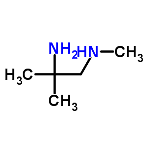 (2-氨基-2-甲基丙基)(甲基)胺结构式_63632-62-2结构式