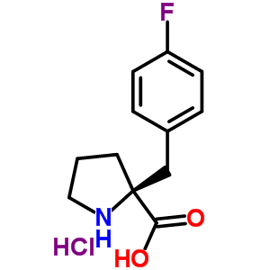 (S)-alpha-(4-fluorobenzyl)-proline-hcl Structure,637020-70-3Structure