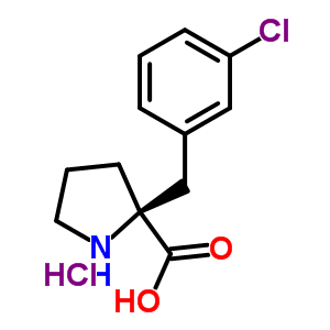 (S)-alpha-(3-chlorobenzyl)-proline-hcl Structure,637020-82-7Structure