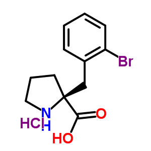 (S)-alpha-(2-bromobenzyl)-proline-hcl Structure,637020-88-3Structure