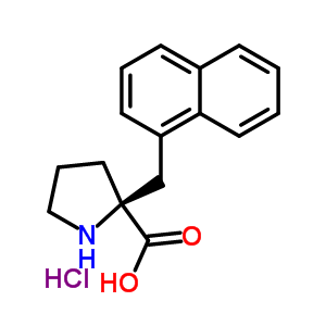 (S)-alpha-(1-naphthalenylmethyl)-proline-hcl Structure,637020-99-6Structure