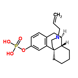 (-)-17-烯丙基吗喃-3-醇磷酸二氢酯结构式_63732-41-2结构式