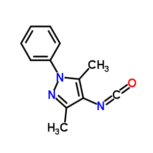 4-异氰酰基-3,5-二甲基-1-苯基-1H-吡唑结构式_637335-93-4结构式