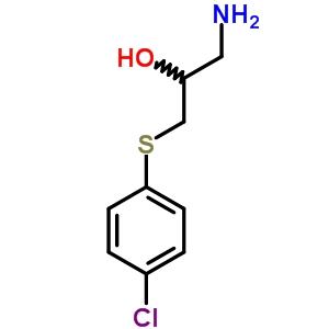 1-氨基-2-[(p-氯苯基)硫代]-2-丙醇结构式_63744-52-5结构式