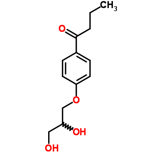 3-(P-丁基苯氧基)-1,2-丙二醇结构式_63834-66-2结构式